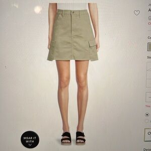 Joes jeans a line denim cargo skirt 24 new